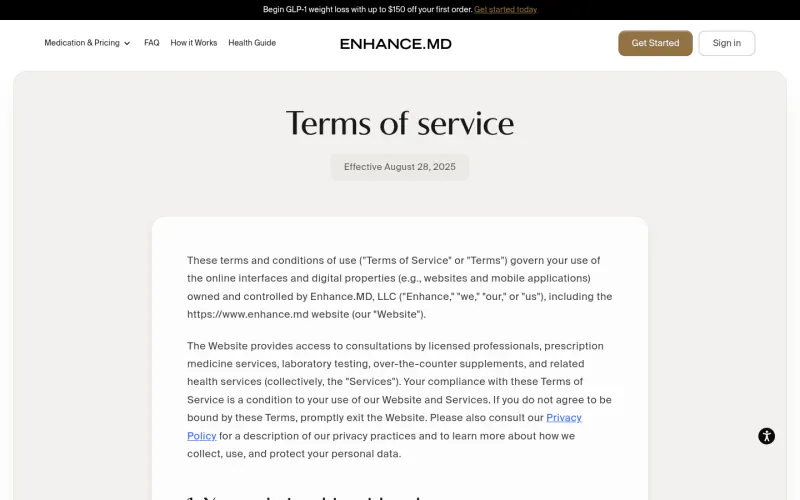 Enhance MD terms page screenshot
