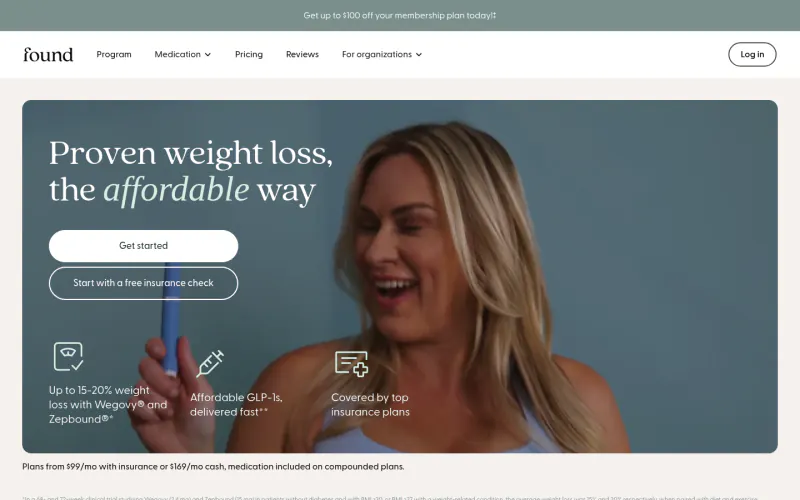 Found homepage
